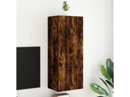 Vidaxl Móvel Parede Tv 40,5x30x102cm Derivados Madeira Carvalho Fumado