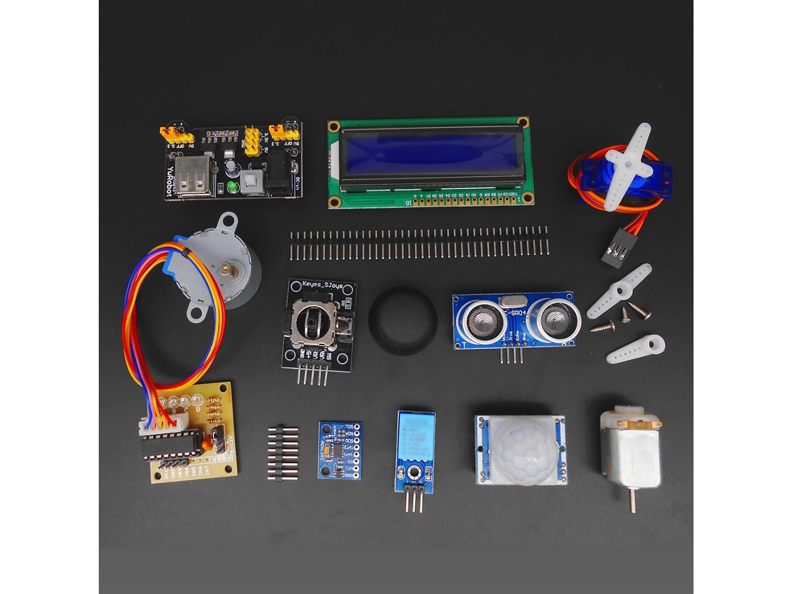 Kit De Aprendizagem Compatível Com Arduino Uno R3 E Lcd1602 - Laxiscreed