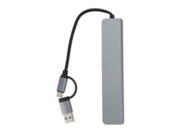 Hub Usb C 8 Em 1 Com Leitor De Cartões Multifuncional Aquaforge