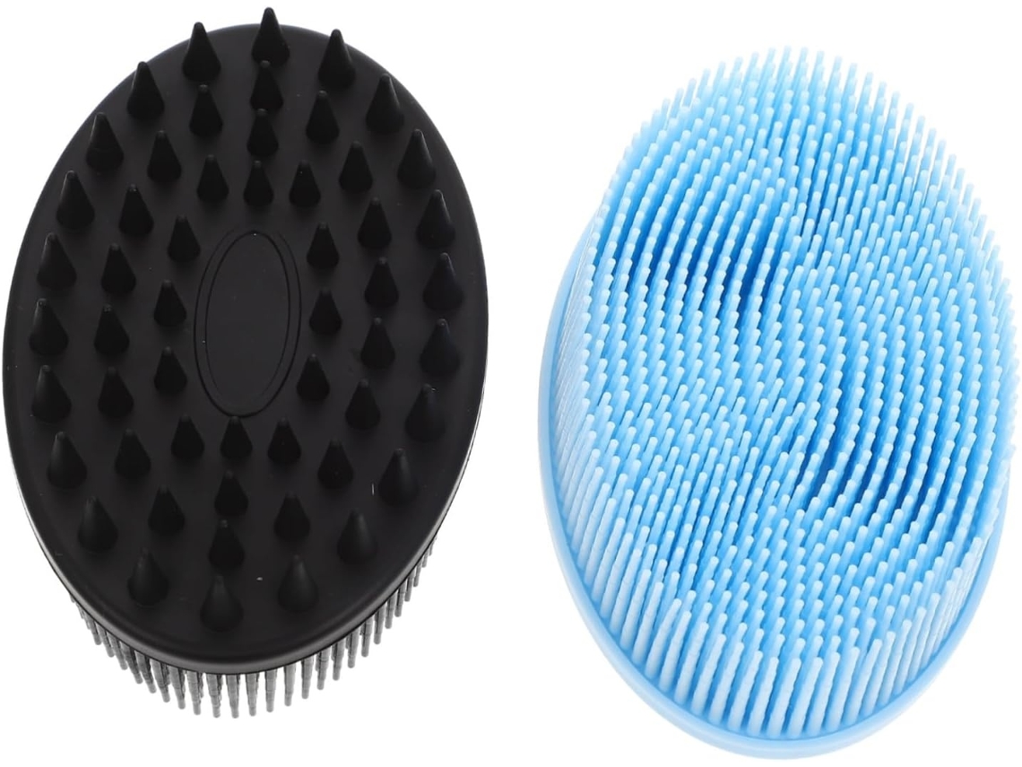 Lurelia Kit De 2 Escovas De Banho Para Bebé De Cuidado Corporal, Escovagem A Seco E Massagem Suave, Uso Diário