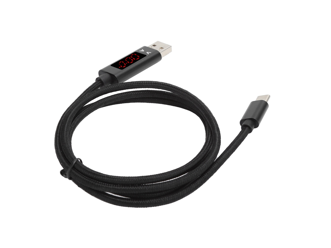 Cabo de Dados EOOCOO (carregamento Rápido de 3a, Display Led para Corrente e Tensão)