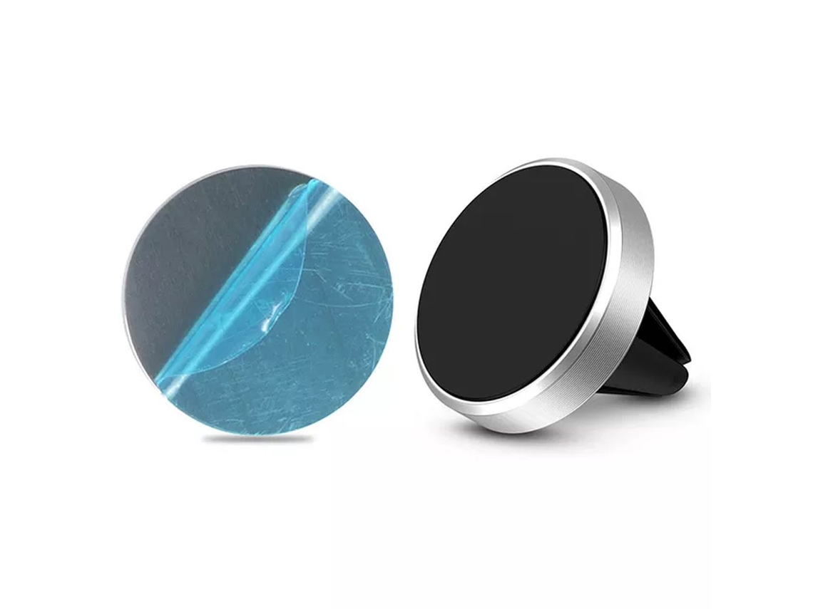 Suporte Para Celular Com Ímã - Prateado