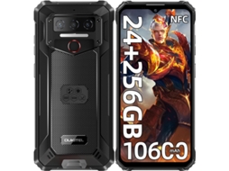 Wp23 Plus 10600mAh 24GB RAM 256GB Rom 6.52" HD IP68 IP69K MDUG (preto) | MDUG