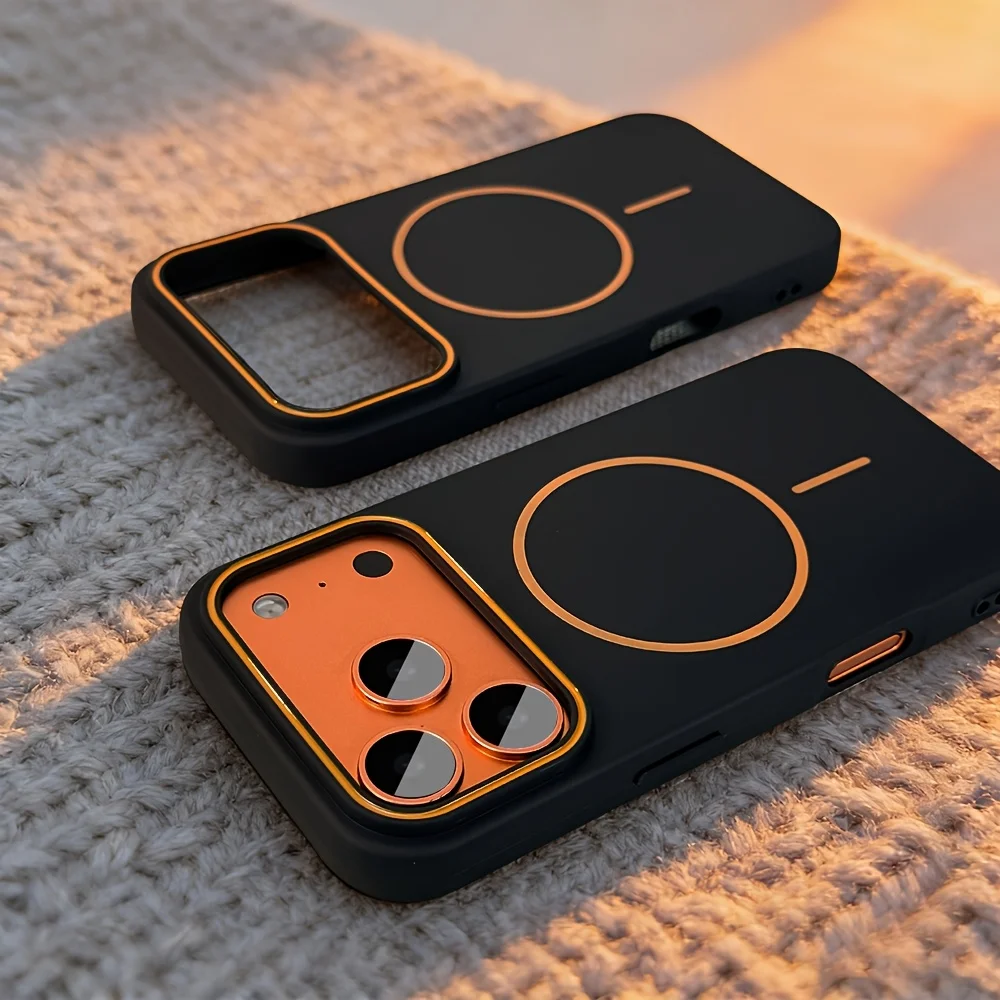 Capa Magsafe Para Iphone 14 Com Carregamento Sem Fio Magnético E Acabamento Fosco Em Policarbonato.