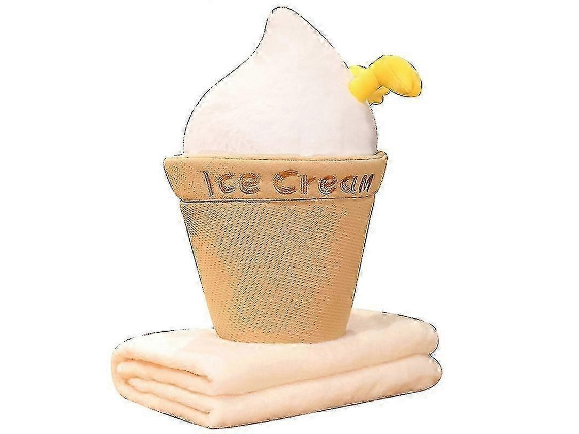 Peluça De Pato Sorvete Com Almofada E Manta, Divertida Para Presente