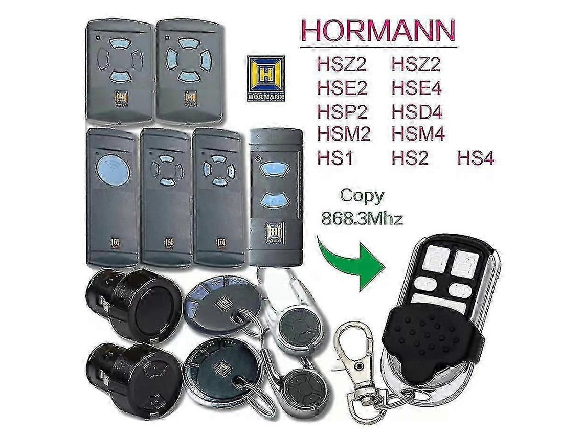 Duplicador de Comando de Porta de Garagem 868mhz Compatível com Controle Remoto Hormann Hsm2/hsm4 TAISHENGDA