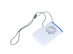 Ventilador Portátil Plástico com Cinto de Pescoço Ajustável