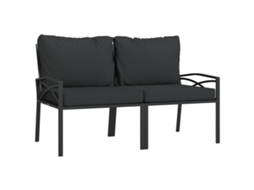 Garden Chair, Garden Chairs Vidaxl Preto Aço (n/a)