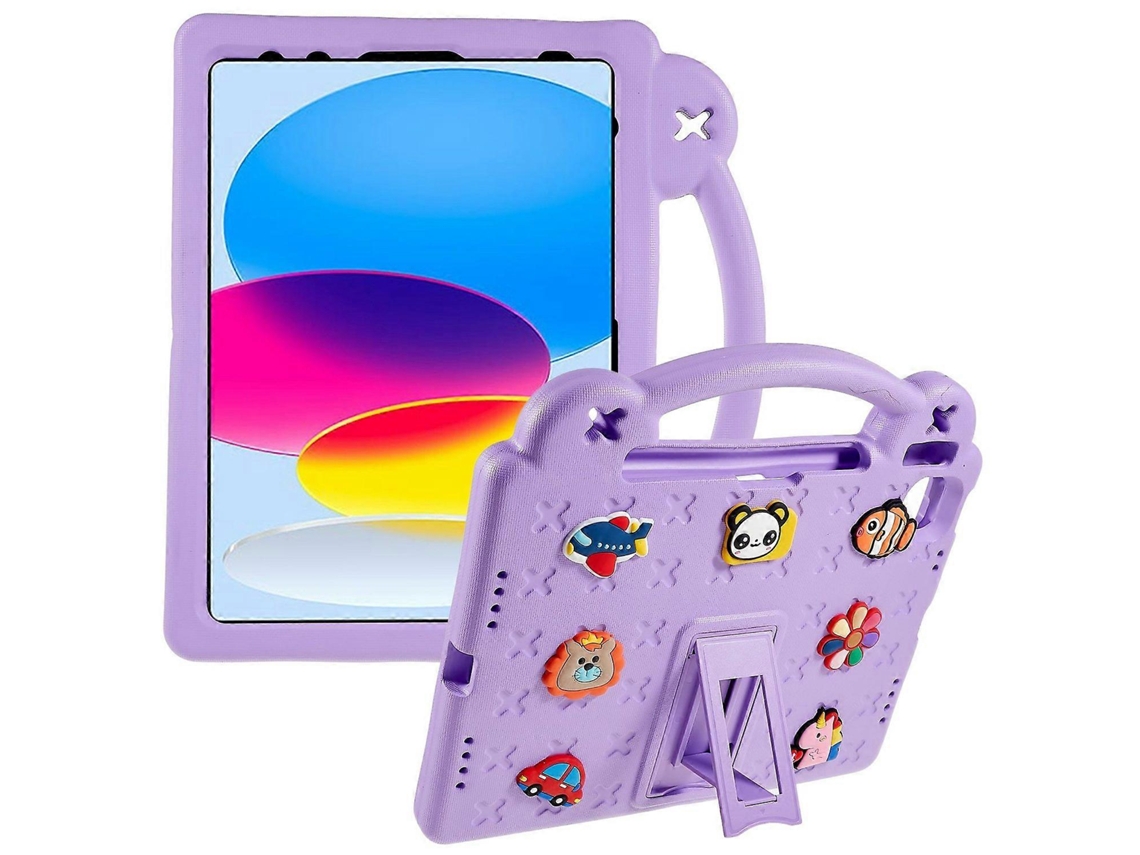 Capa Para Tablet Em Eva Resistente A Impactos Com Suporte Ipad 10.9 Multicolorida Tuotuo (2022)