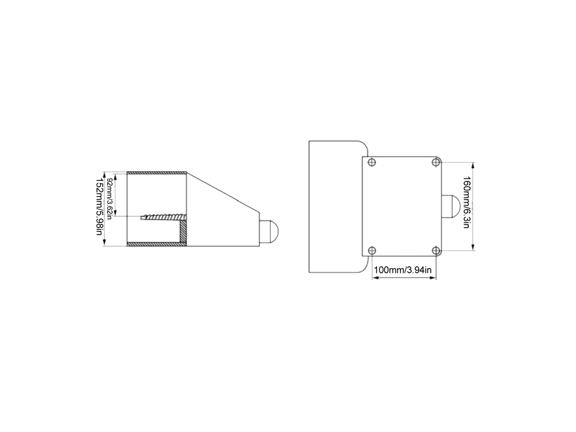 Interruptor De Pedal Automático Com Capa Protectora