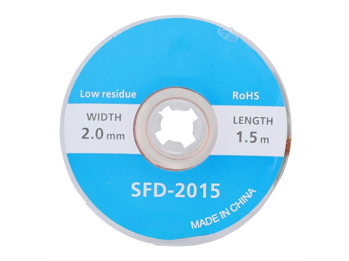 Fita de Desoldagem Sfder para Reparos, 1,5m | EOOCOO