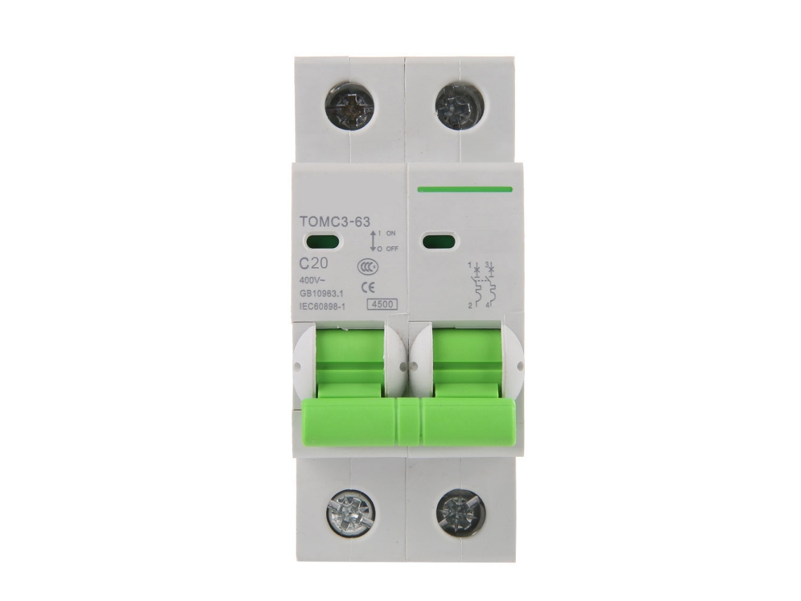 Disjuntor Miniatura 2p 20a 400v Ca S/MARCA