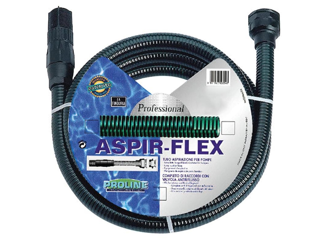 Mangueira de Sucção Aspir Flex Roll 7 Metros Com Conectores SATURNIA