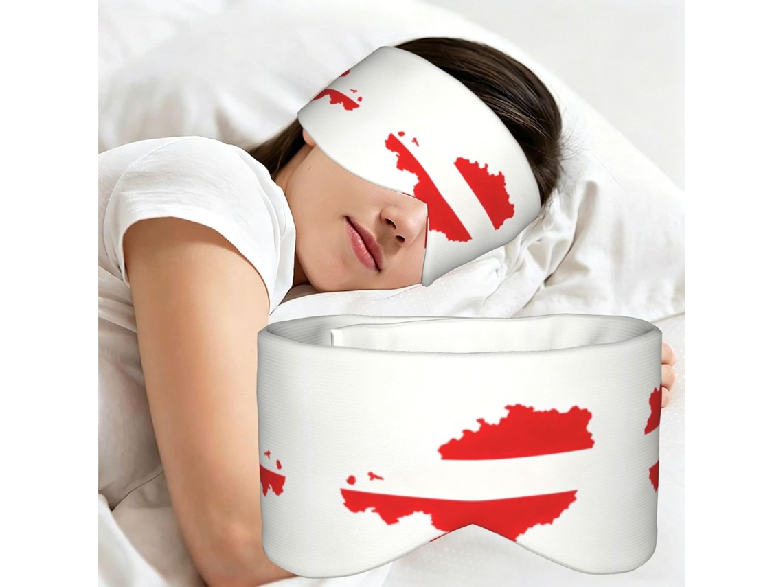 Máscara De Dormir Confortável Aut Mapflag