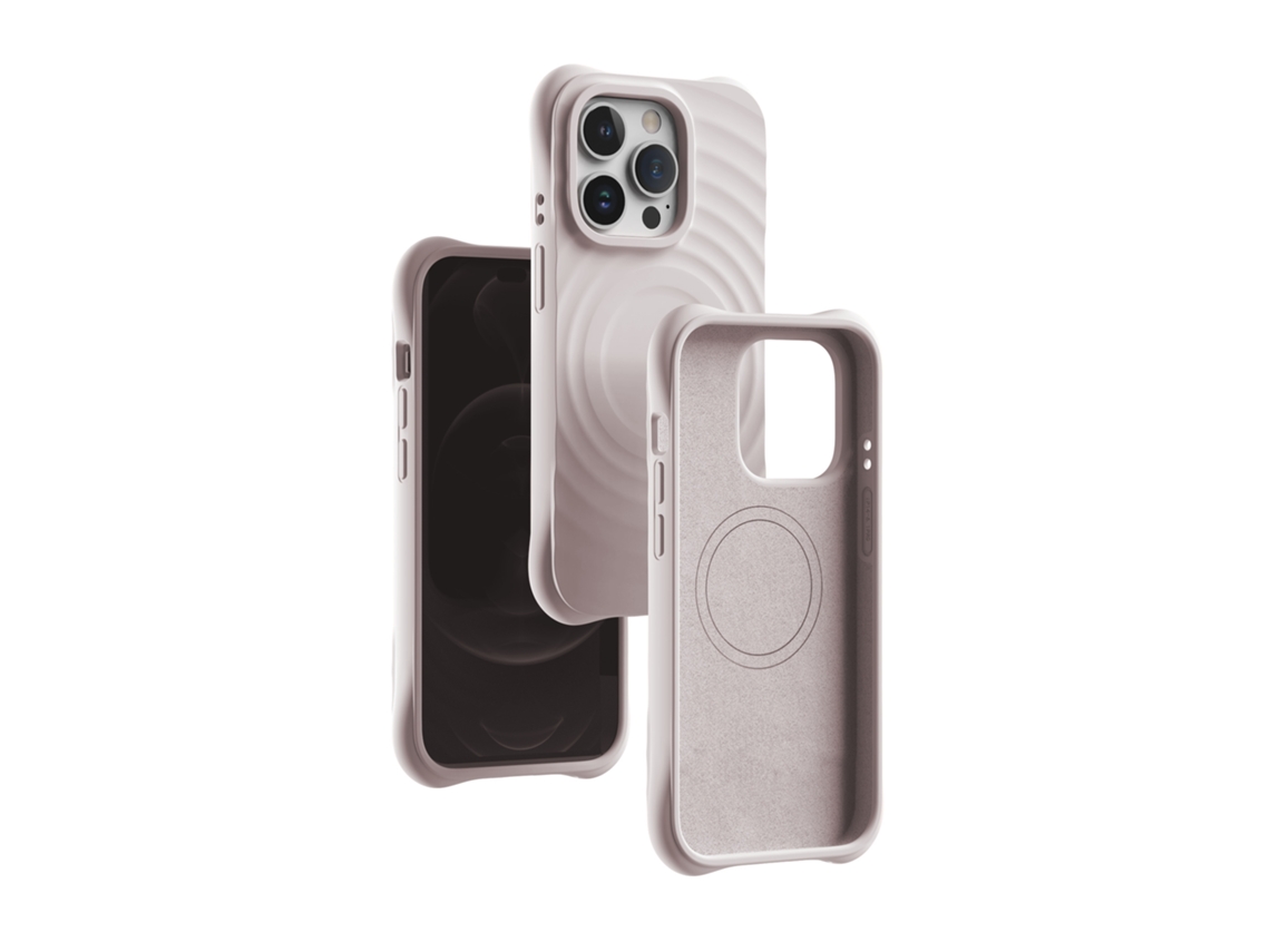 (rosa, Iphone 16 Plus) Capa Magnética Para Iphone, Cobertura Total Com Silicone Líquido.