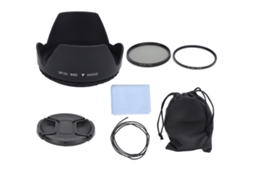 6 In 1 Camera Uv Cpl Lens Filter Kit With Lens Cap And Flower Lens Hood For Camera Lens82mm LAXISCREED