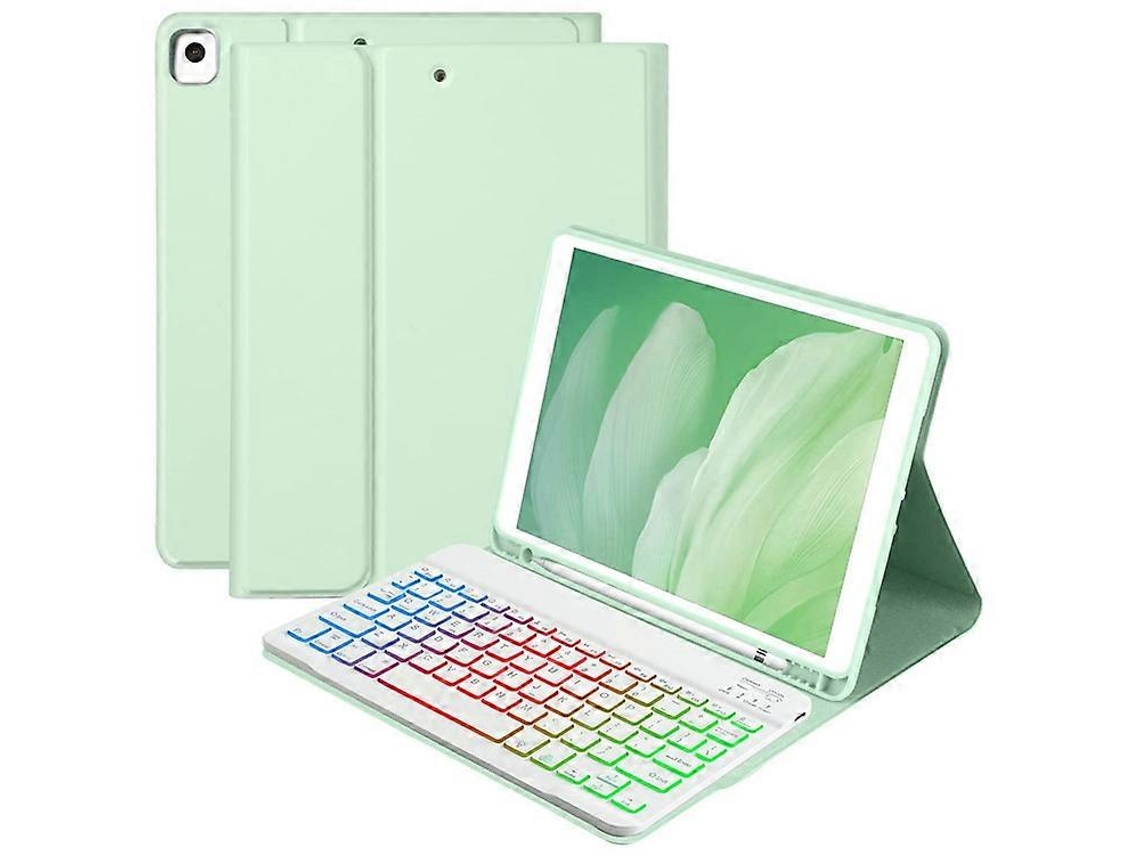 Capa Com Teclado Bluetooth Rgb 1029d Compatível Com Ipad 10.2 / (2020) / (2019) / Ipad Air 10,5 Polegadas (2019) / Pro 10,5 Polegadas (2 Webake (2021)