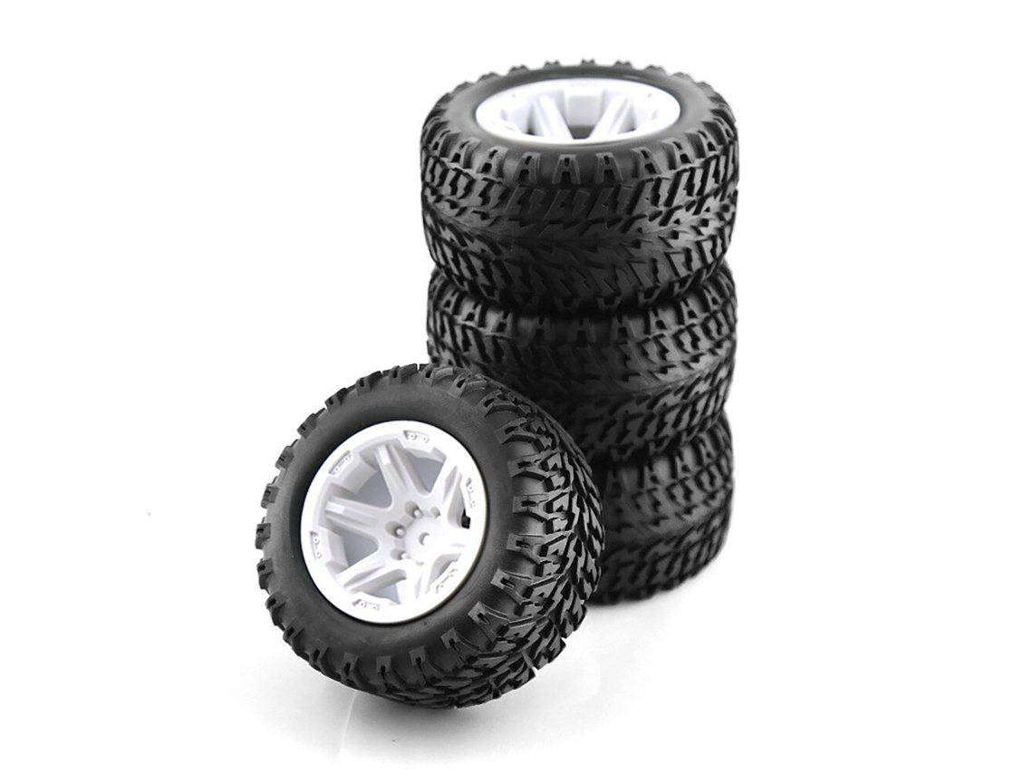 Conector De Pneu De Automóvel Com Controlo Remoto, 4 Peças, 12 Mm, Adequado Para Mjx Hbx Wltoys 1/12 1/14 1/16, Peças De Automóvel Rc