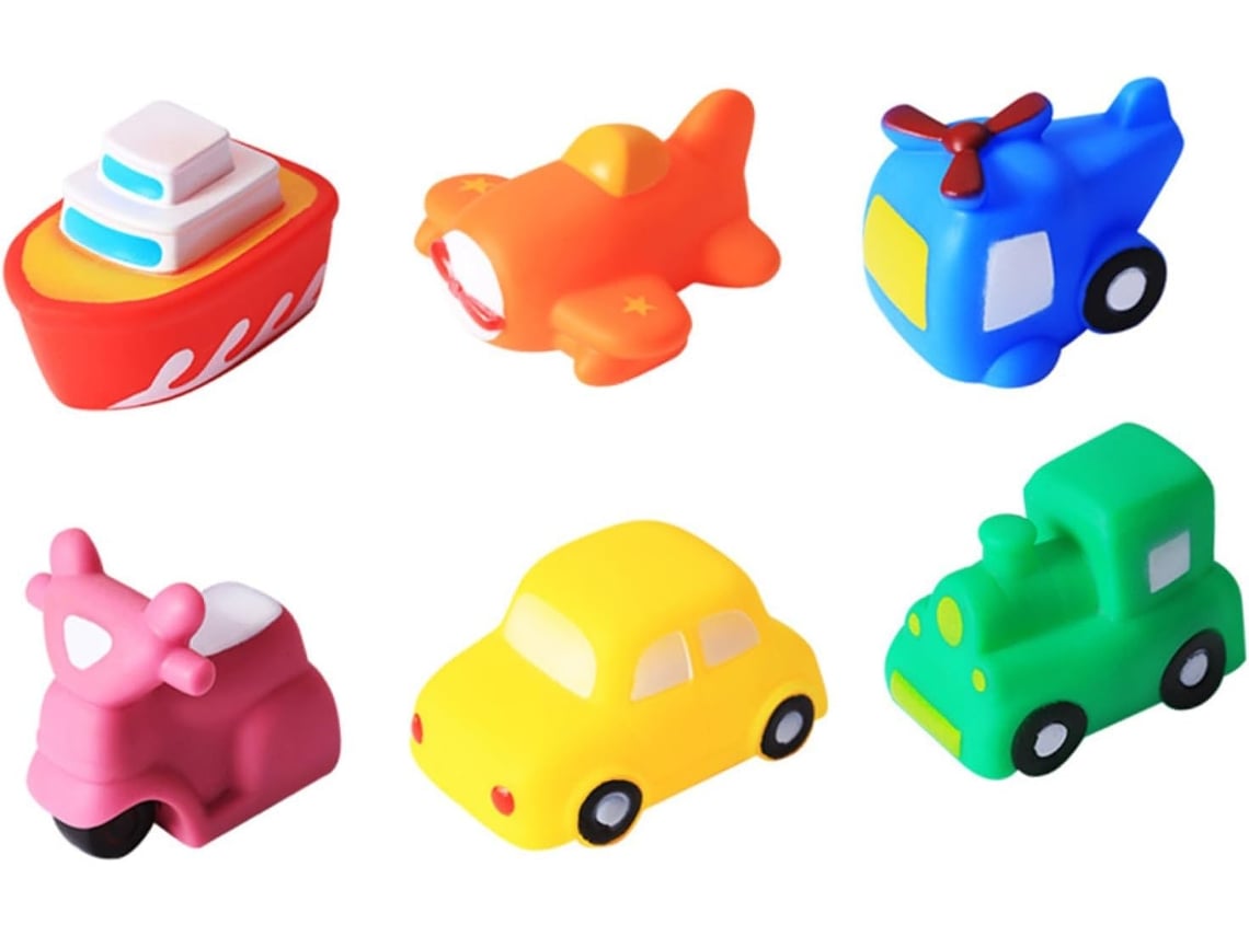 Brinquedo de Banho Resistente e Macio para Bebês, Vários Tamanhos, Conjunto, CHABERLU
