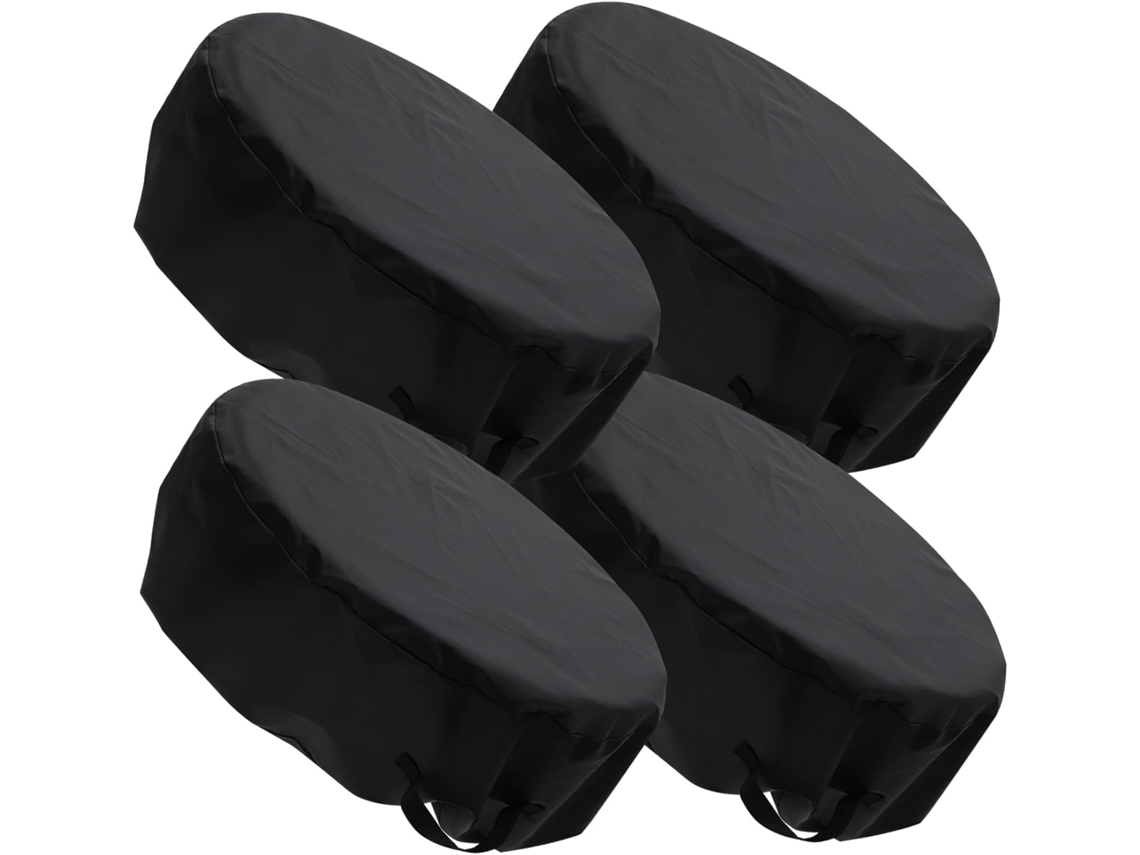 Capas De Pneus Em Tecido Oxford 210d Preto