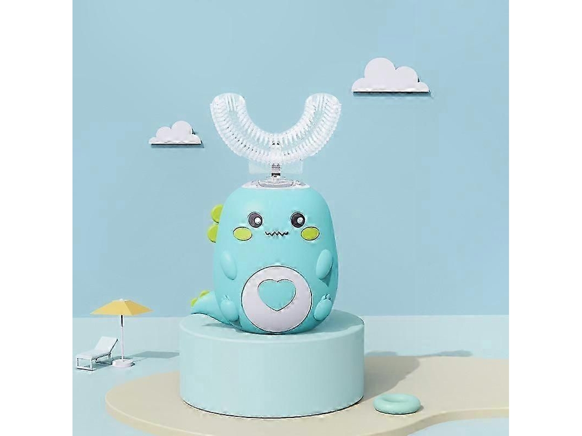 Escova De Dentes Infantil 360 Graus, Ultra Silicone Em Formato De U, Automática, À Prova D'água, Para Toda A Boca.