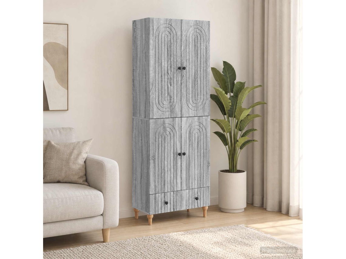Vidaxl Conjunto De Gabinete 2 Pcs 66 X 34,5 X 95 Cm