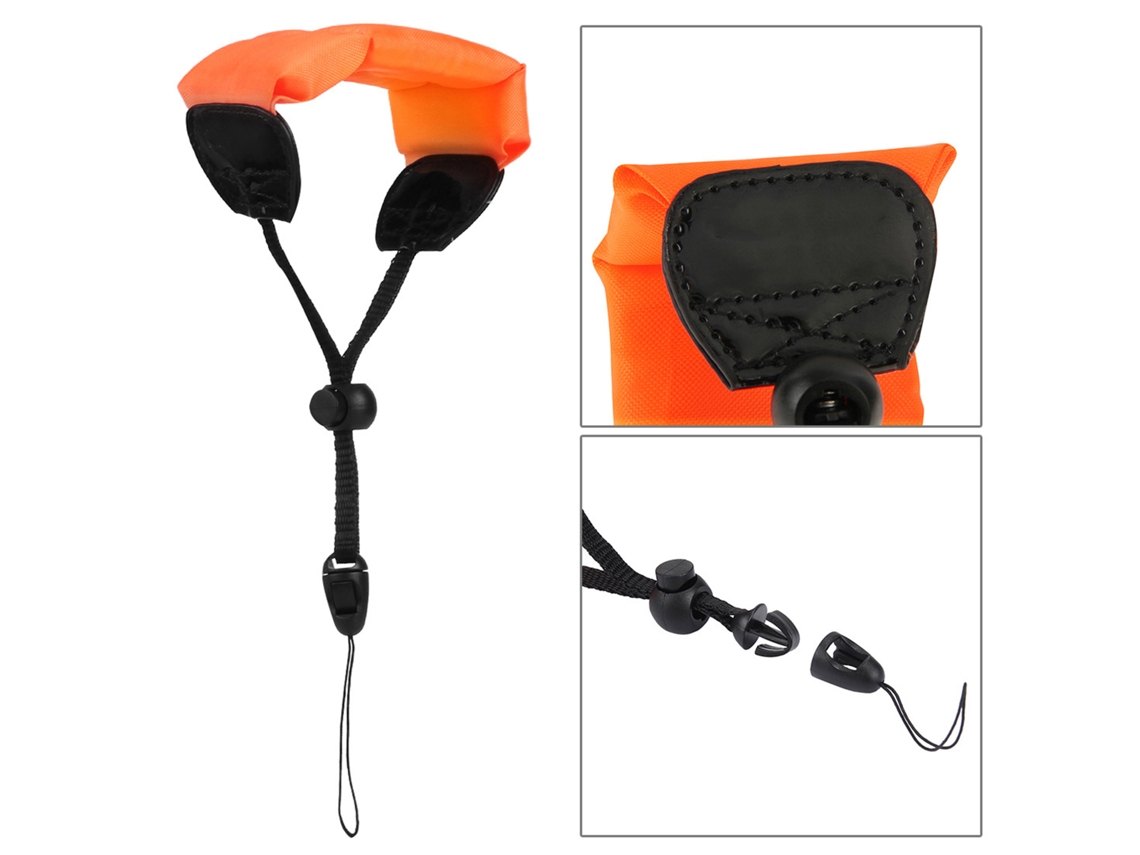 Alça de pulso flutuante 2026 para câmera, mergulho e natação, compatível com DJI Osmo Action e Hero.