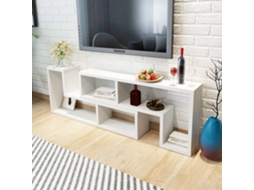 Móvel Tv | Gabinete De Tv | Armário De Tv Duplo L Branco