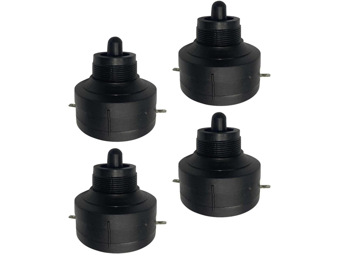 Tweeters piezoelétricos para carro, 4 peças, alto-falantes de corneta de alta potência