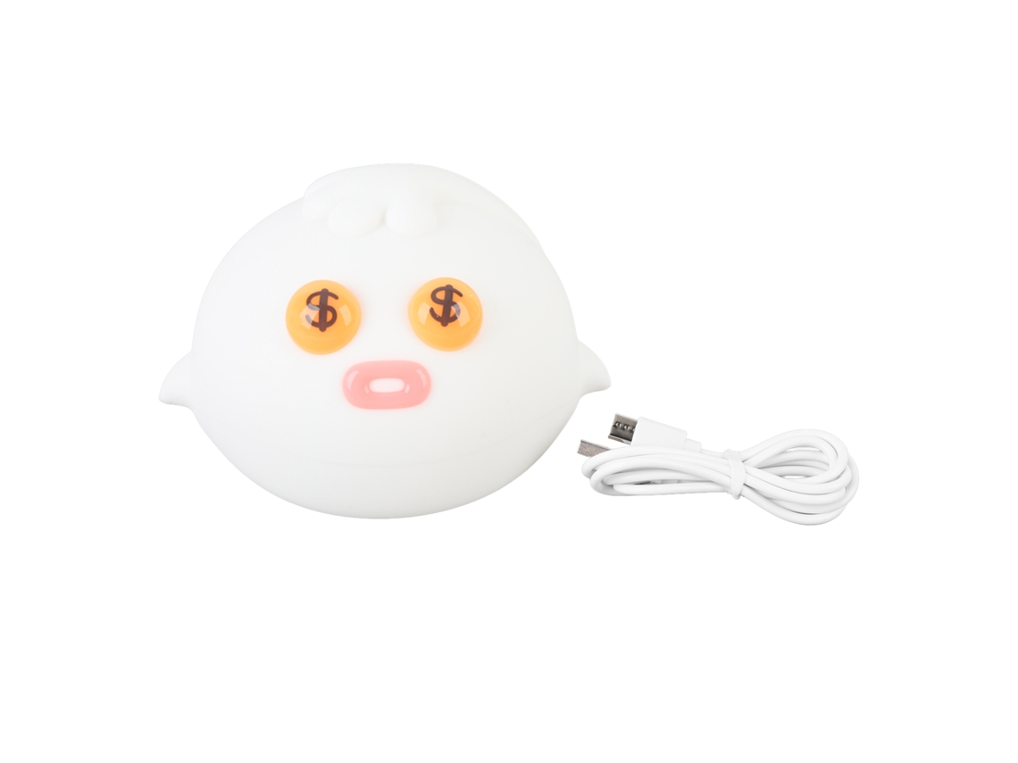 Letreiro neon coelho luz quente | S/MARCA