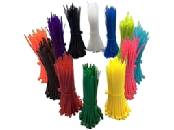 Conjunto de 1200 Abrazaderas de Cable Coloridas 100x2.5mm de Nylon Resistente para Organización Y Proyectos Diy
