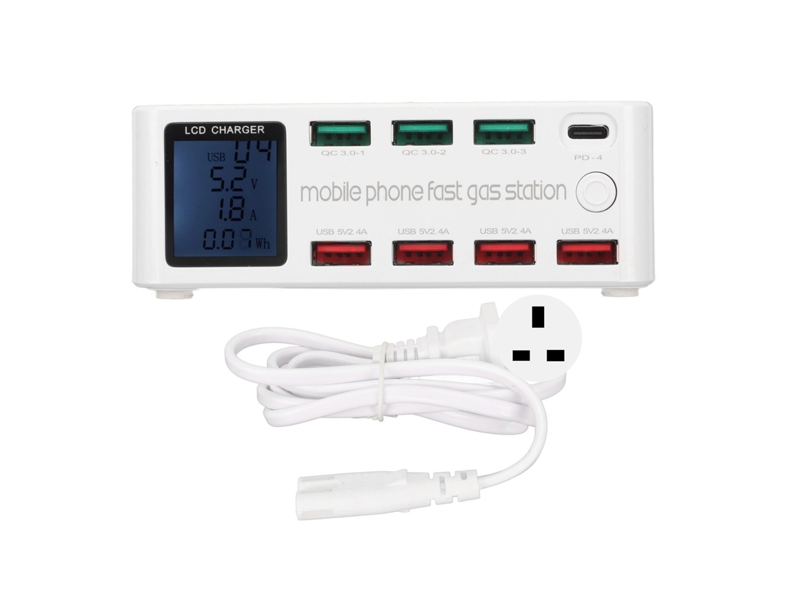 Estação de Carregamento Usb LAXISCREED com Lcd
