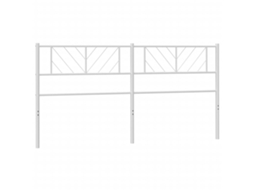 Cabeceira de substituição de 200 cm em metal branco, exclusiva da MAISON.