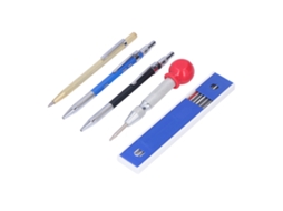 Laxiscreed Kit De Lápis De Carpinteiro Mecânico Com Funções De Marcação E Traçado Para Construção