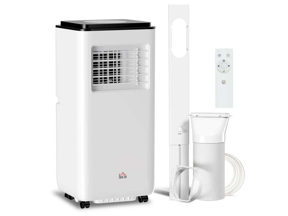 Ar Condicionado Portátil, 10000 Btu, 2900W, 5 em 1, Ventilador, Desumidificador, 33x28x70,4cm, Branco PENGJIANG SHOP