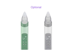 Mali aspirador Nasal Elétrico para Bebê com 3 Pontas de Silicone, Forças de Sucção, Lanterna e Música