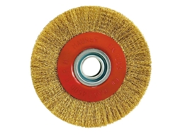 Escova Circular Em Aço Latão Ø 200X42 mm MAURER