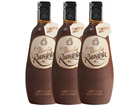 Licor RUA VIEJA Licor Creme Rua Vieja Chocolate Ruavieja (0.7 L - 3 unidades)