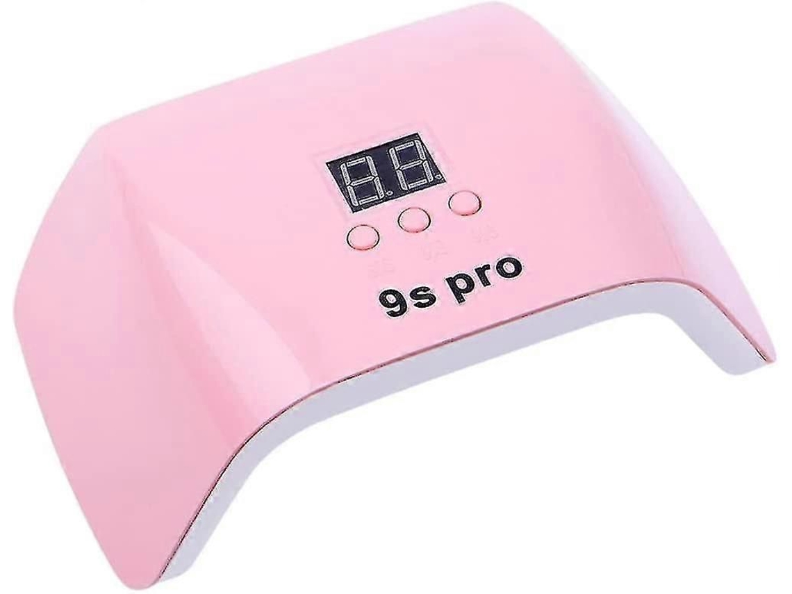 Lâmpada De Unhas Automática Secadora De Esmalte Em Gel Para Manicure (1 Unidade, Rosa)