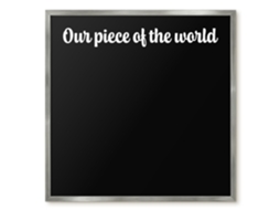Magnetic Wall Board Our Piece Of The World For The Office Espelharte (50x50 Cm)