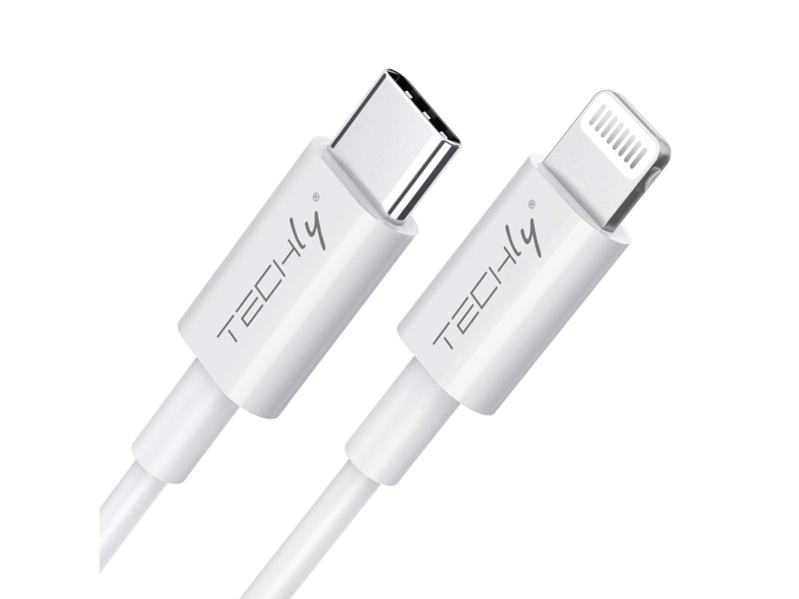 Cabo Icoc App Lightning TECHLY Branco