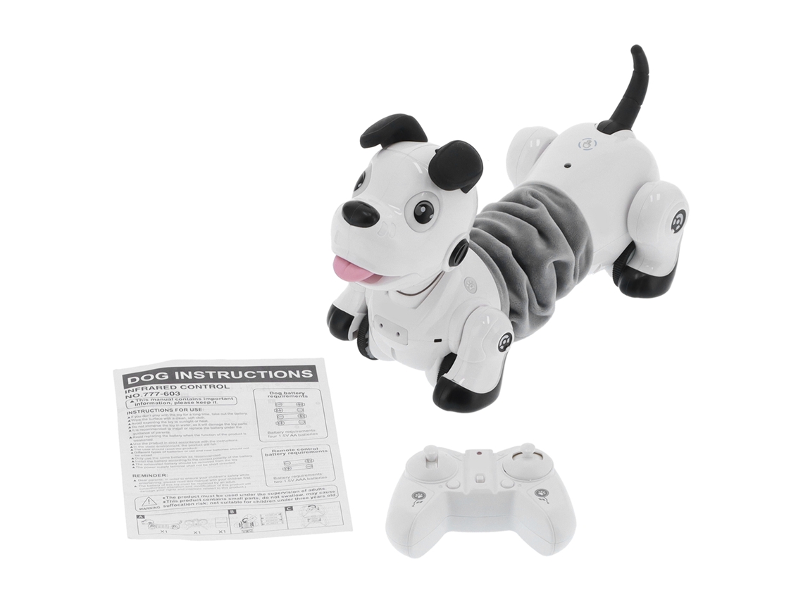 Mali brinquedo Cachorro Robô Inteligente com Controle Remoto Sem Fio para Crianças 4+