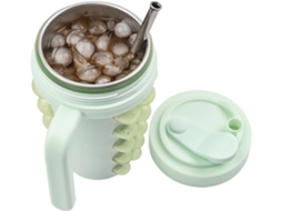 Forma De Gelo - Copo De Cozinha Flexível Com Canudo