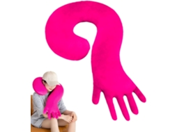 Almofada Macia para Abraçar Mãozinha de Pelúcia Seu Amigo, Pescoço com Braços Longos Cadeira, Quarto CHABERLU