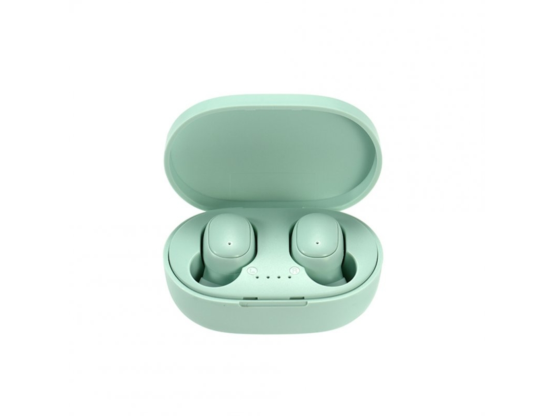 Auriculares Bluetooth True Wireless A6S Compatível com Estéreo desportos para Xiaomi Huawei Iphone Verde