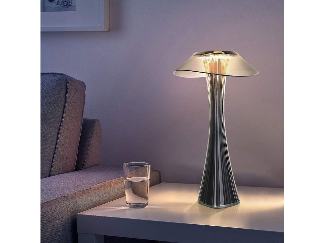 Nova Line lâmpada de Mesa Led Recarregável com Toque Dimmable, 3w, Sem Fio, Bateria e Abajur