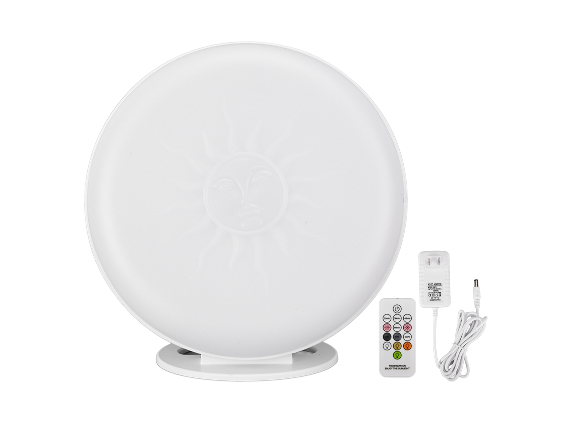 2026 lâmpada de Terapia Led com Controle Remoto e Temporizador 4 Cores para Alivio de Dores de Cabeça e Melhoria do Sono