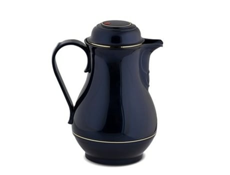 Termo ROTPUNKT Preto Azul Escuro Metal Aço Inoxidável Plástico 1 L