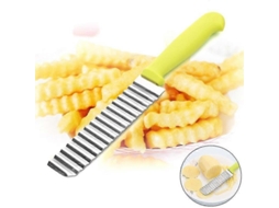 Raladores De Batata, Batatas Fritas, Cortador Ondulado, Fatiador De Frutas Onduladas Everley891