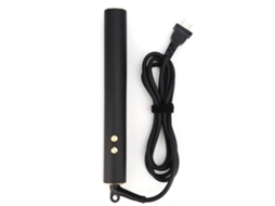 Pente De Cabelo Prancha E Chaveiro De Curlers Cerâmico Rotativo 360 Graus Com 5 Níveis De Temperatura Ouro Preto